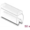 Delock kabelmarkeerder voor kabeldiameter 4 - 7 mm 50 stuks transparant (80951)