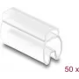Delock kabelmarkeerder voor kabeldiameter 4 - 7 mm 50 stuks transparant (80951)