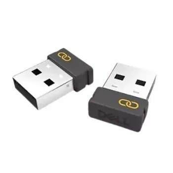 USB-ontvanger Dell WR3 voor muis toetsenbord zwart 14 mm 19,7 mm 6,5 mm
