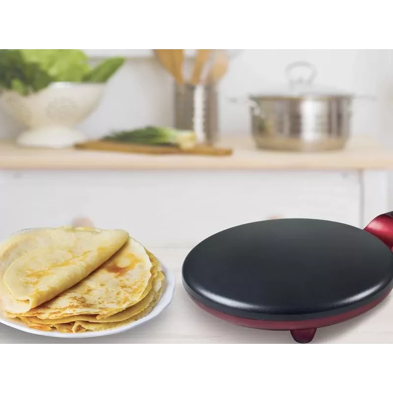 Crêpe-maker Beper BT.710Y – elektrische pannenkoekenbakker, antiaanbakplaat
