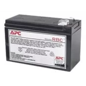 APC vervangende batterijcartridge APCRBC110 (OEM), lood-accu verzegeld (VRLA), 1 stuk, 84 VAh, zwart, RoHS, 2,5 kg