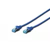 Netwerkkabel Digitus CAT 5e SF/UTP RJ-45 Cat5e 1 m blauw