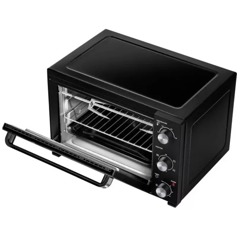 Elektrische tafeloven MPM MPE-17/T – 48 L, 1800 W, hetelucht, thermostaat, draaispit