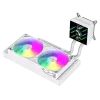 Gamemax CPU-vloeistofkoeler | GLACIER 240 LCD WH | Intel, AMD