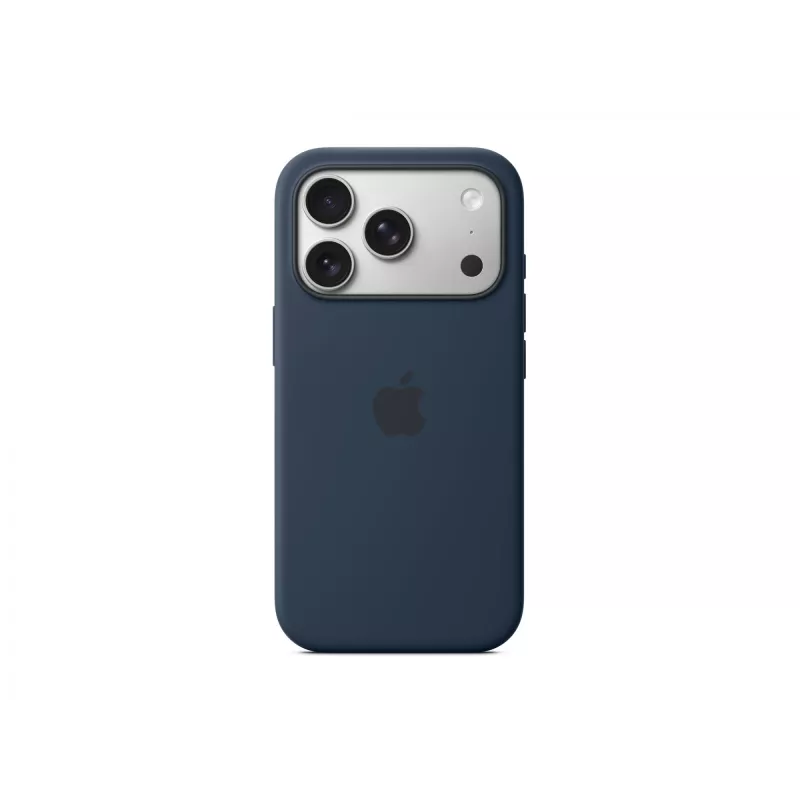 Silicone Case Apple iPhone 17 Pro MagSafe Midnight Cover donkerblauw
