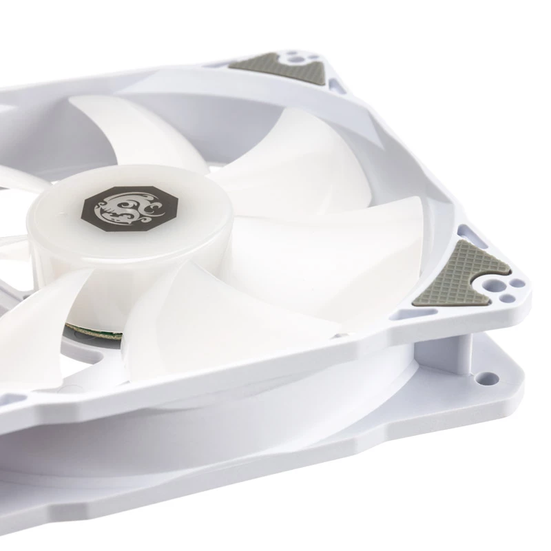 120mm ARGB-ventilator BitsPower Notos — wit, model BPTA-FX1812NTWH-1