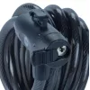 12 mm stalen fietsslot met sleutel - YCK0/12/200/2 zwart