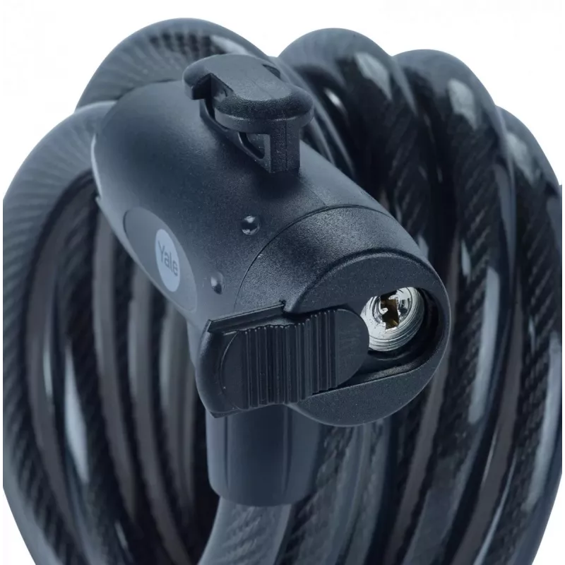 12 mm stalen fietsslot met sleutel - YCK0/12/200/2 zwart