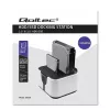 Qoltec 50309 HDD SSD 2.5 3.5 dockingstation | SATA III | USB 3.0 | Super Speed 5 Gb/s | met kloonfunctie