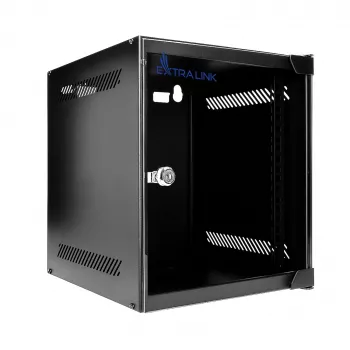 EXTRALINK LITE 6U 10 280X310 wandmontage-rackkast zwart