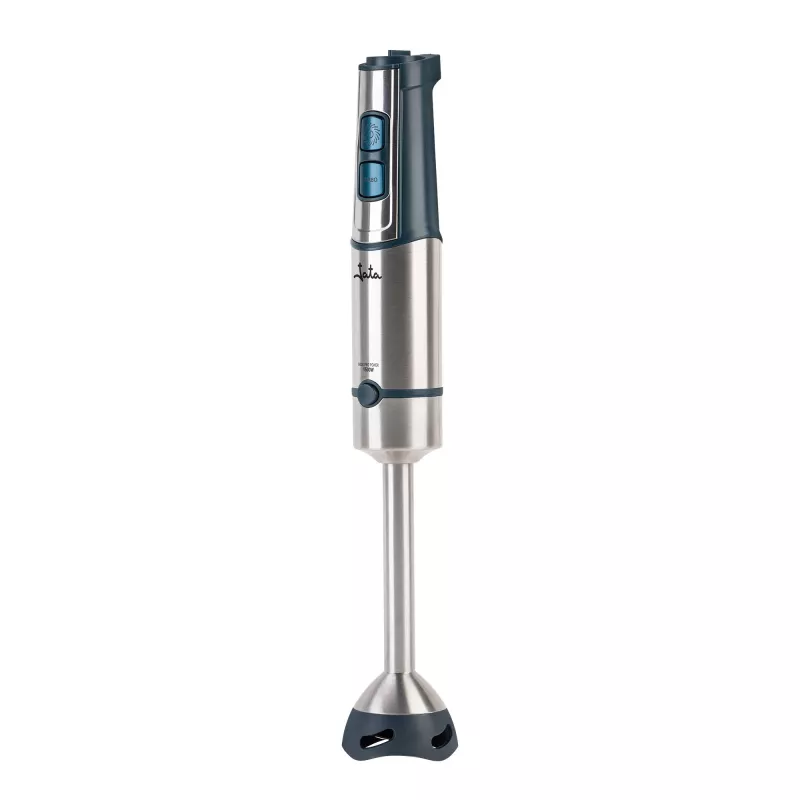 Jata JEBT1854 staafmixer, 1500 W, 14500 tpm, roestvrijstalen messen, Turbo, roestvrij staal / grijs