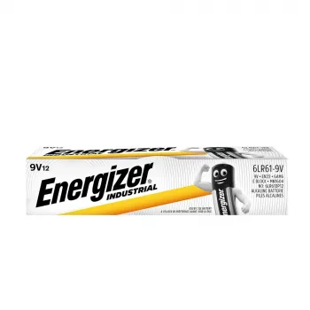 Energizer 9V PP3 Industrial alkalinebatterijen, 12-pack
