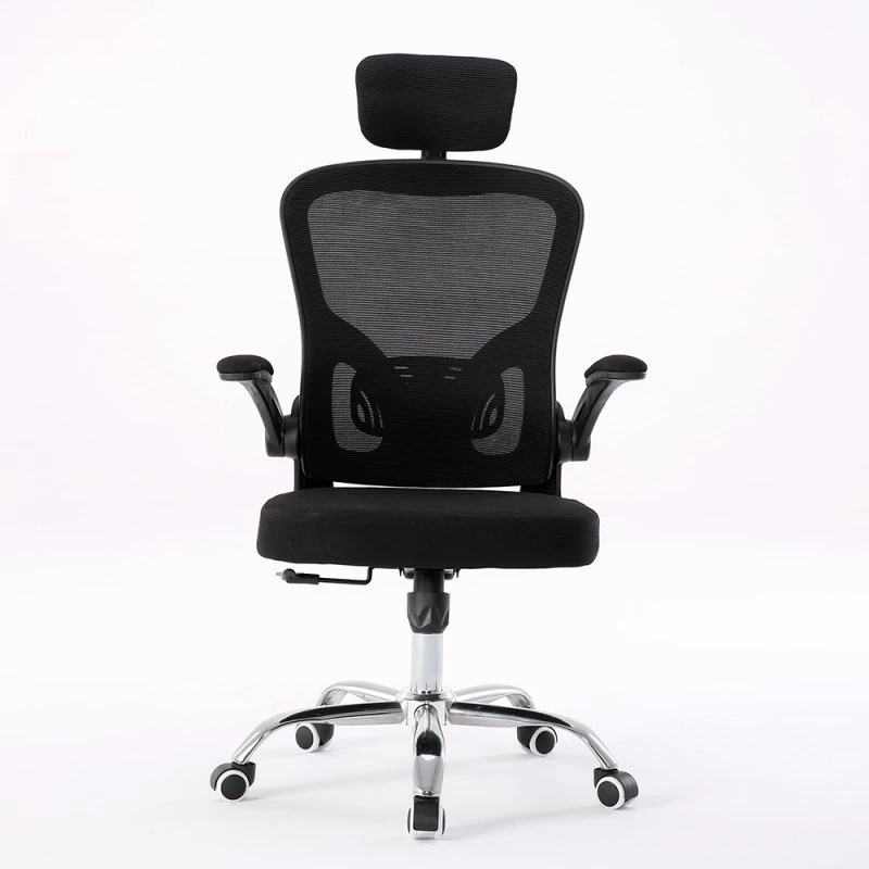 Bureaustoel top e shop DORY CZERŃ — gevoerde zitting, netrugleuning, 650×620 mm, hoogte tot 122 cm