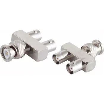 Adapter ShiverPeaks 98820-2 video/audio Y-kabel 1 BNC-stekker naar 2 BNC-bussen