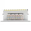 DeLOCK 10 inch patchpanel, 8 poorten, Cat.6A, 0,5HE, grijs, metaal