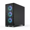 Fractal Design Pop 2 Air zwart Solid midi-tower pc-behuizing — ATX-ondersteuning, 3x 120 mm frontventilatoren, 2,5/3,5-inch drive bays, 215×481×462 mm