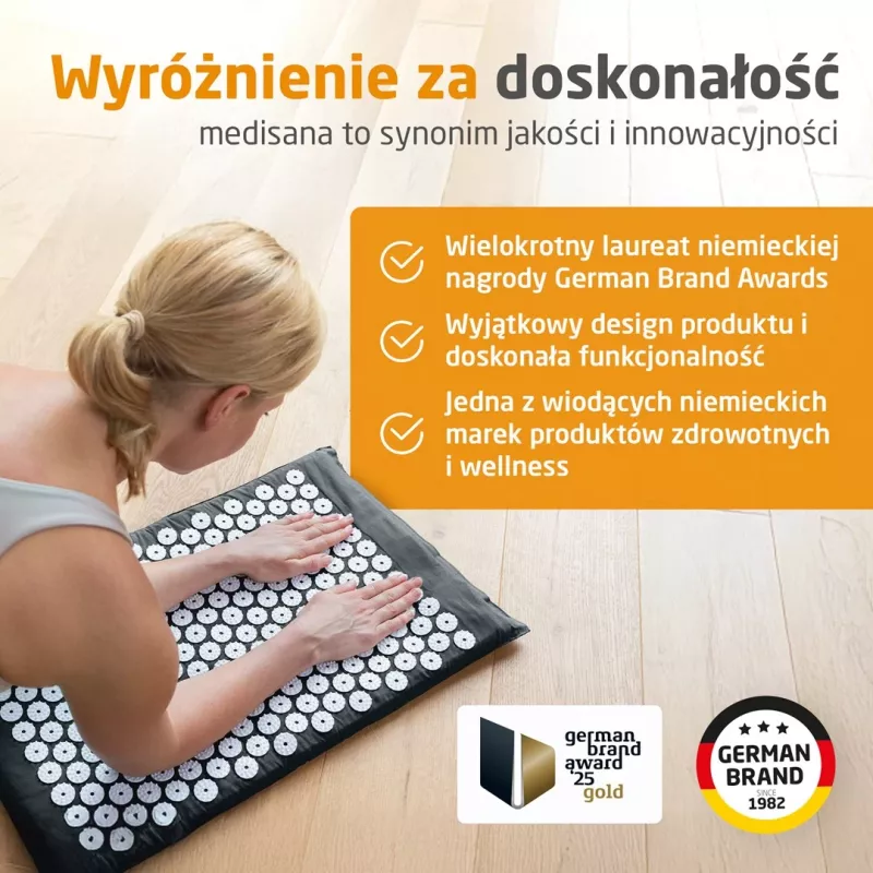 Medisana MM 100 acupressuurmat met verwarmingsfunctie
