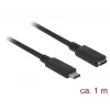USB-kabel DeLOCK 85533 USB 3.2 Gen 1 1m USB-C zwart