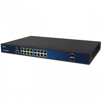 PoE-switch ALLNET ALL-SG8618PM 18-poorts Gigabit (16 PoE + 2 uplink)