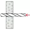 Tang Fischer 62320 greepkleur zwart rood
