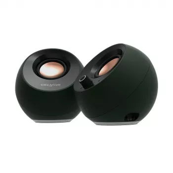 Creative Labs Creative Pebble Pro - luidspreker - voor pc - 2.0-kanaals - draadloos - Bluetooth - USB - 30 watt (totaal) (51MF1710AA000)