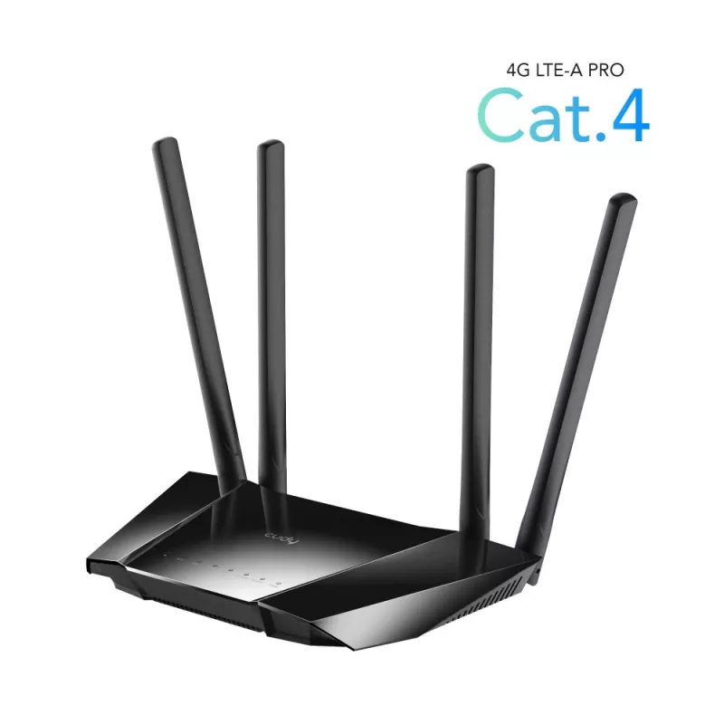 Cudy LT400 draadloze router Fast Ethernet singleband (2.4 GHz) 4G zwart