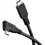 Goobay USB-C-kabel 90° USB4 2 m zwart - 100 W 40 Gbit/s Power (79431)