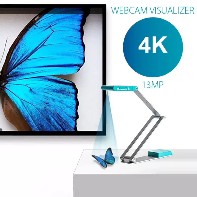 I.R.I.S. IRIScan Visualizer 7 overheadscanner 4160 x 3120 DPI A3 arctisch blauw, zilver