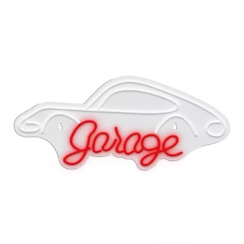 Decoratieve neonlamp MANTA SNL95WH wit-rood — tweekleurige verlichting in neonstijl