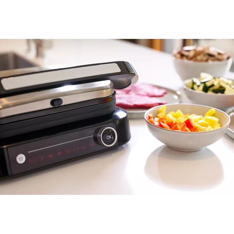 Contactgrill SEVINI Pro, KG 2395 (zilver/zwart, 1.800 watt)