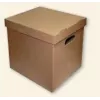 Archiefbox SMLT, 360x290x350mm, bruin, ecologisch, afneembaar deksel