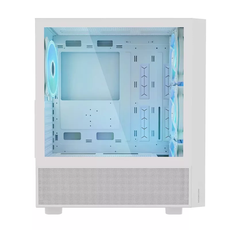 MODECOM BREEZE ARGB Flow MIDI pc-behuizing, ATX, USB 3.0 ×2 + USB-C, wit