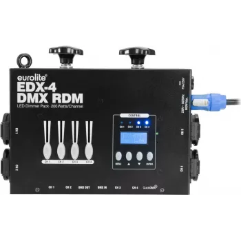 EUROLITE EDX-4 DMX RDM LED-dimmerpack 4-kanaals 10 A