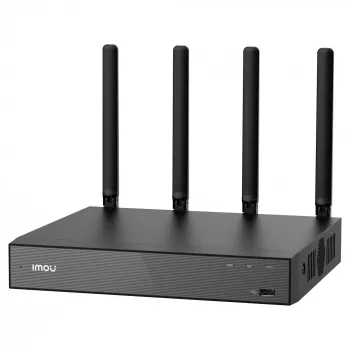 Netwerk-videorecorder IMOU N118W zwart — 18 kanalen, 4-kanaals weergave, max. 3840×2160, dualband wifi, SATA tot 16 TB