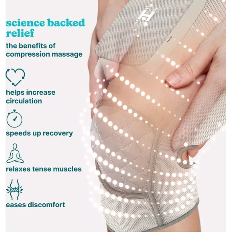 Kniebandage HoMedics SR-CMXKE10HBND modulair compressiesysteem met controller