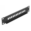 Glasvezel-patchpaneel DeLOCK 10 inch 12 poort SC simplex LC duplex 1U zwart