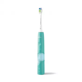 Sonic tandenborstel Philips 4100 Series HX3689/43 – ingebouwde Li‑Ion‑accu, 1 handstuk, 1 borstelkop, Daily‑Care‑modus, turquoise
