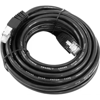 Ethernetkabel Omnitronic CAT‑5 1 m, zwart