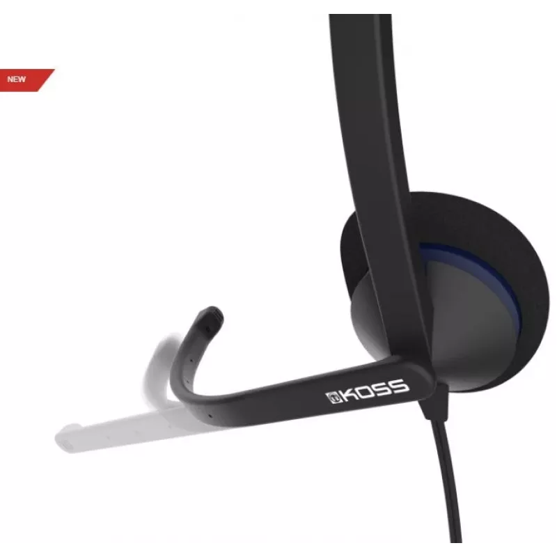 Koss CS200 USB-headset Bedrade hoofdband Telefoneren/Muziek USB Type-A Zwart