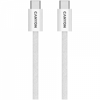 CANYON Kabel OnWire 60MG C-C 60W Magneet Gevlochten 1m Wit