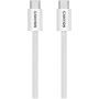 CANYON Kabel OnWire 60MG C-C 60W Magneet Gevlochten 1m Wit