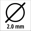 Trimmerdraad EINHELL Super Cut Line 2,0 mm, model 3436653, 2,0 mm diameter