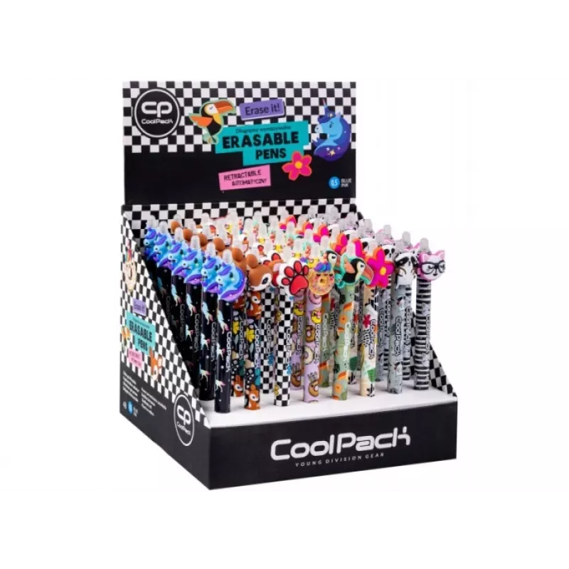 Intrekbare uitwisbare pen CoolPack Girls