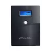 Uninterruptible Power Supply PowerWalker VI 3000 SCL — line-interactive UPS 3 kVA / 1800 W, 230 V, 9 Ah accu, LCD, tower, zwart