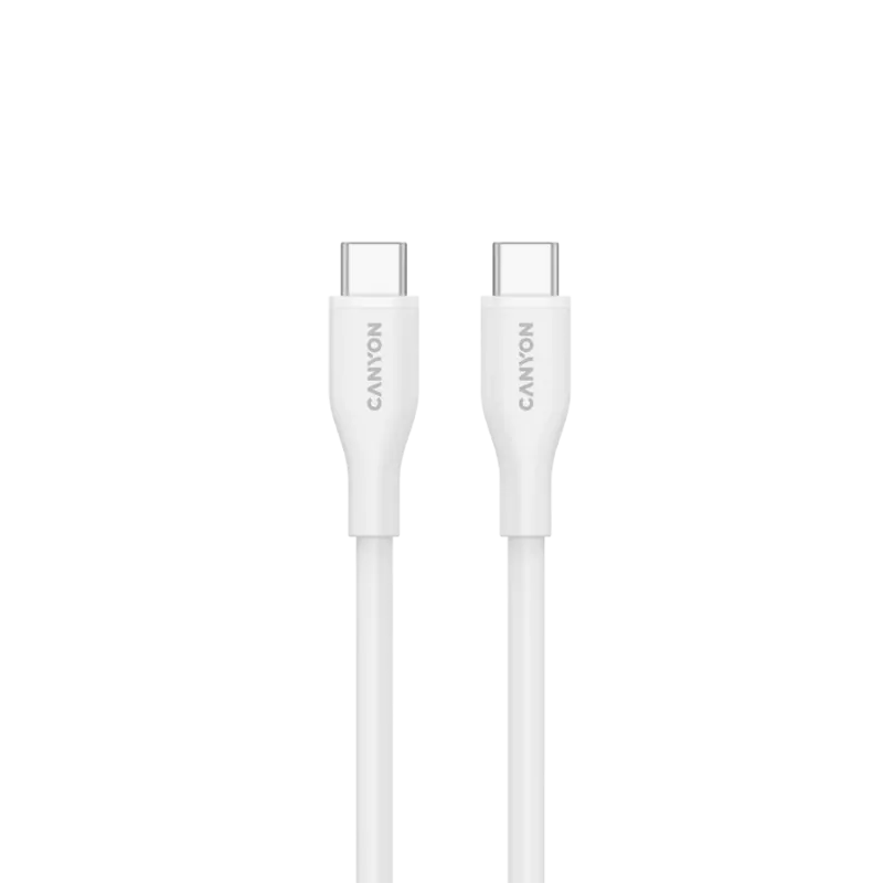 CANYON kabel CC60SC10 C-C 60W 1m siliconen wit
