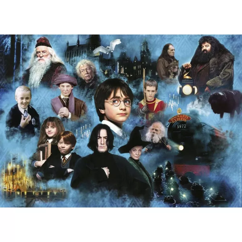 1000-stukjes puzzel Ravensburger Harry Potters magische wereld – 1000 stukjes, standaard puzzelformaat