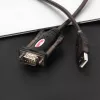 UNITEK Y-105 seriële kabel zwart 1,5 m USB Type-A DB-9