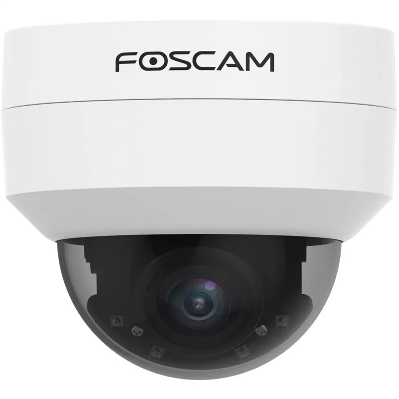 Foscam D4Z IP-beveiligingscamera voor buiten, 4 MP, 1536p, Wi-Fi AC, LAN, wit
