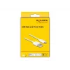 USB-datakabel en oplaadkabel DeLOCK 83000 voor iPhone iPad iPod wit 1 m