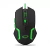 Esperanza MX205 Fighter muis gaming rechtshandig USB Type-A optisch 2400 DPI